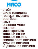 Таблица продуктов для диеты Дюкана 1