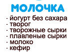 Таблица продуктов для диеты Дюкана 6