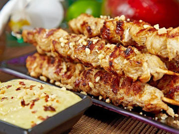 Тайские шашлыки с индейкой