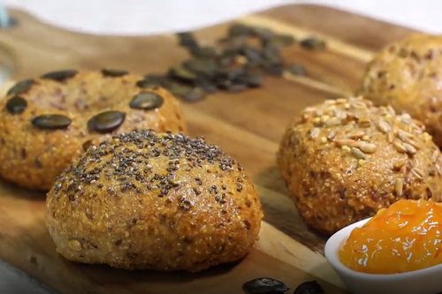 Простые булочки Low-Carb