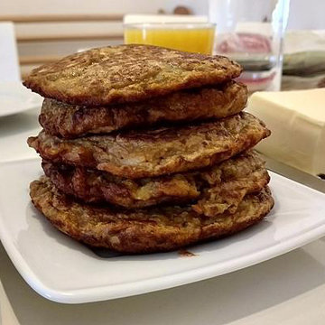 Сладкие морковные блины без сахара