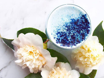 Smurf Latte