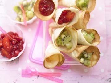 Вафельные рожки