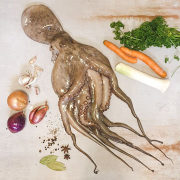 Кальмар по-галисийски - Pulpo a la Gallega
