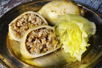 Кальмары с начинкой