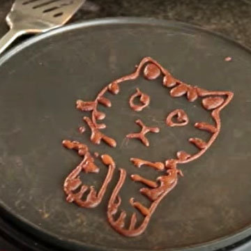 Мастер класс Блинный котик 4