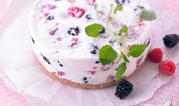 Пирог с ежевикой
