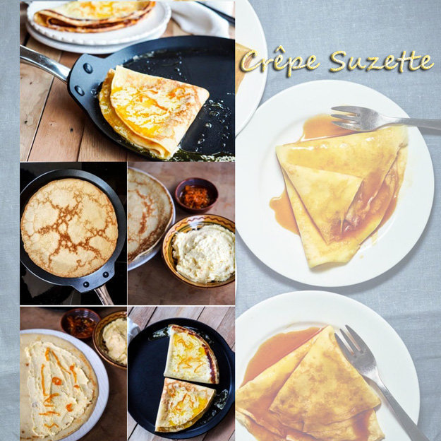 Блинчики: Crêpes Suzette