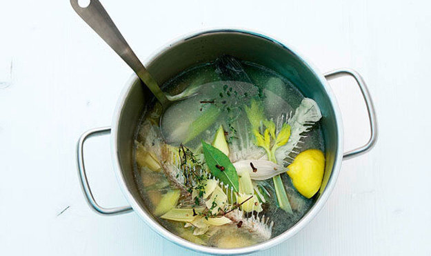 вкусный рыбный бульон