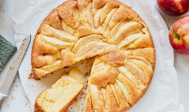 Диетический простой яблочный пирог