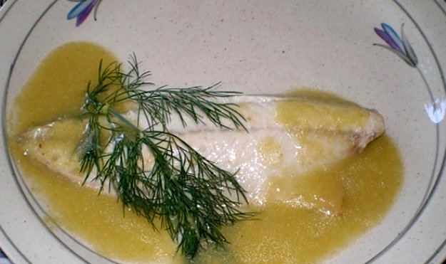 Скумбрия с соусом из крыжовника