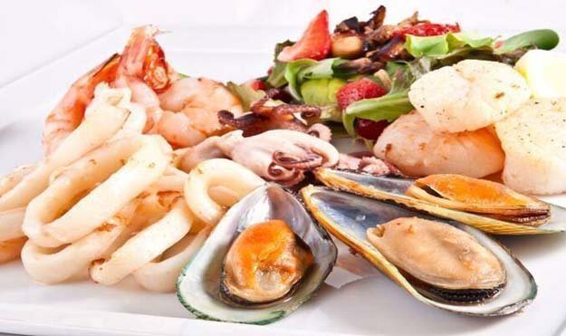 больше морепродуктов, чем мяса