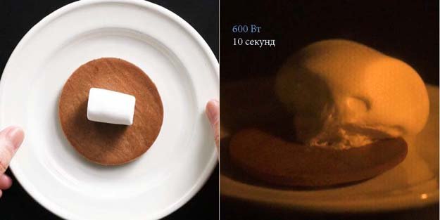 Печенье на праздничный стол в виде снеговика с маршмэллоу-03
