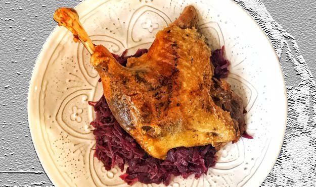 Меню на праздничный стол. Рецепт гуся или утки-01