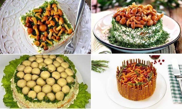 Салат Грибная поляна-02