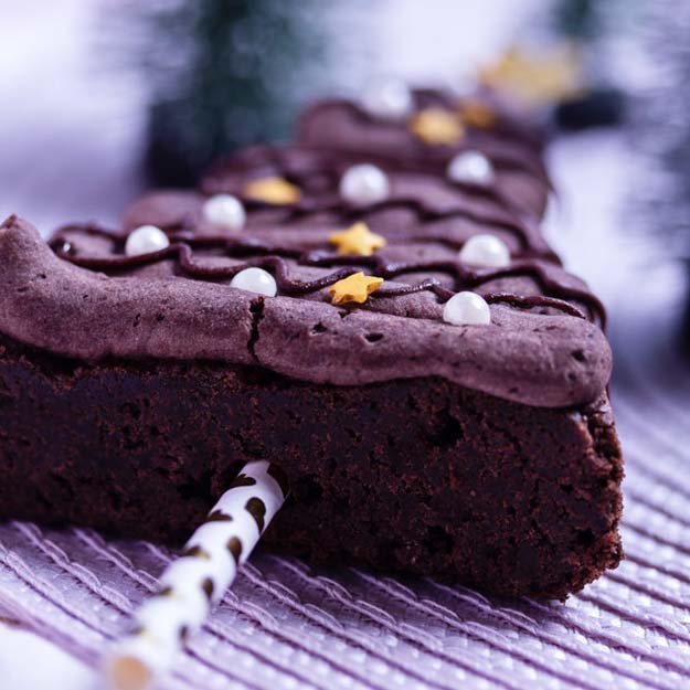 Торт на Новый год "Елочка". Рецепт без формы-02