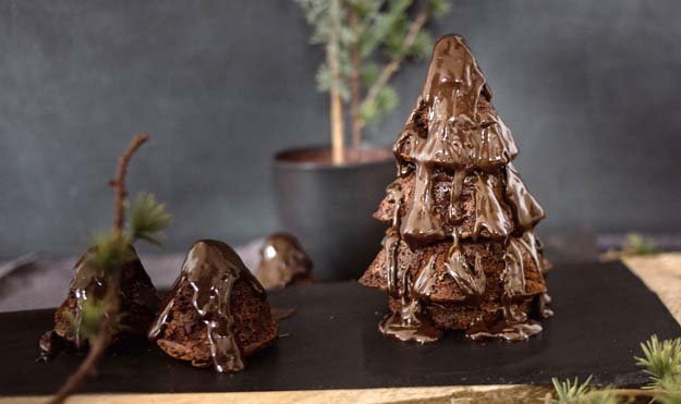 Торт на Новый год «Рождественская елка» а-ля «Захер»