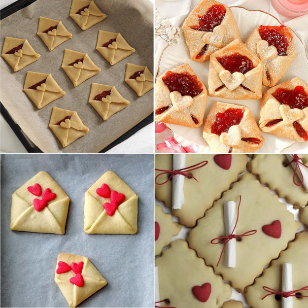 Печенье в форме любовных писем ко Дню святого Валентина-02 