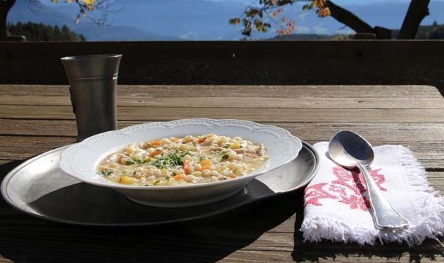 персидский суп из ячменя